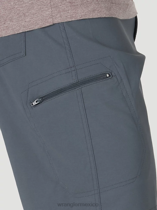 ropa mx Wrangler hombres pantalón corto cargo con cintura cómoda Authentics granito (10zm980gt) 62D6567
