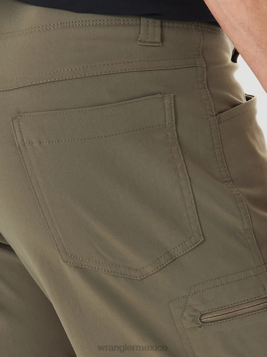 ropa mx Wrangler hombres pantalón corto cargo con cintura cómoda Authentics morilla (10zm980mr) 62D6569