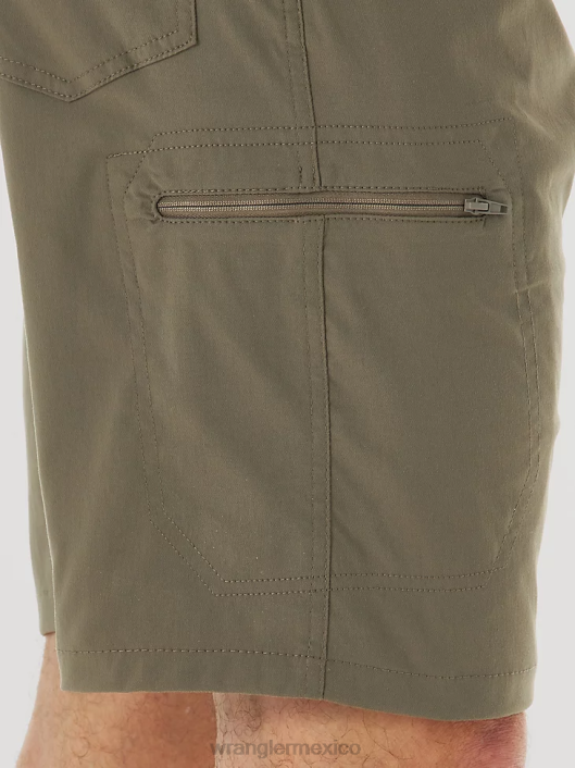 ropa mx Wrangler hombres pantalón corto cargo con cintura cómoda Authentics morilla (10zm980mr) 62D6569