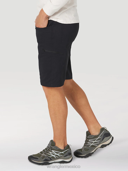 ropa mx Wrangler hombres pantalón corto cargo con cintura cómoda Authentics negro (10zm980bl) 62D6571