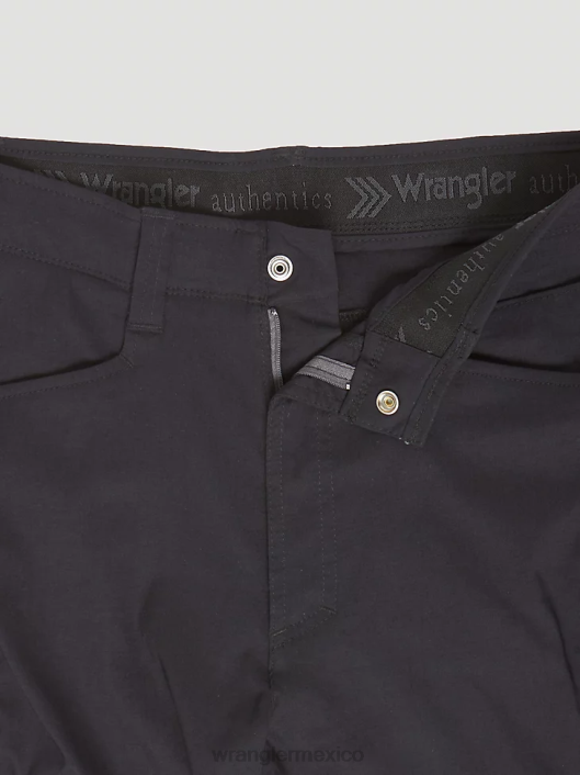 ropa mx Wrangler hombres pantalón corto cargo con cintura cómoda Authentics negro (10zm980bl) 62D6571