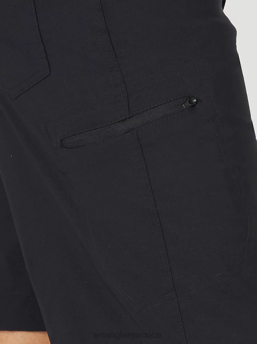ropa mx Wrangler hombres pantalón corto cargo con cintura cómoda Authentics negro (10zm980bl) 62D6571
