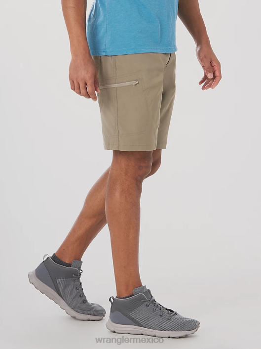ropa mx Wrangler hombres pantalón corto cargo con cintura cómoda Authentics roca caída (10zm980fk) 62D6565