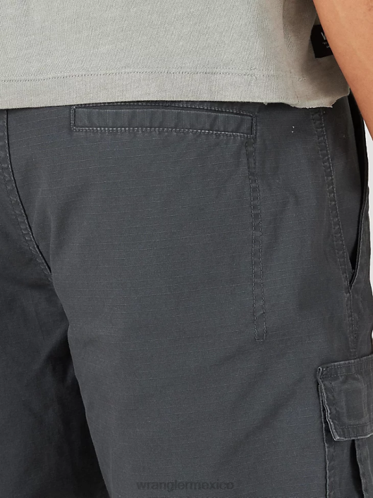 ropa mx Wrangler hombres pantalón corto cargo premium de cinco estrellas antracita (112314952) 62D6515