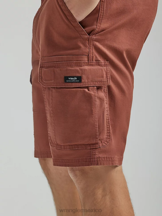 ropa mx Wrangler hombres pantalón corto cargo premium de cinco estrellas canela (112336288) 62D6516