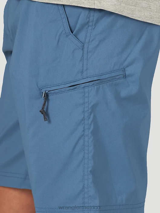 ropa mx Wrangler hombres pantalón corto con cintura elástica de alto rendimiento mar de bering (112316182) 62D6598