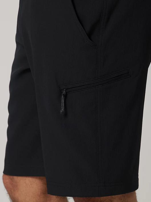 ropa mx Wrangler hombres pantalón corto con cintura elástica de alto rendimiento negro azabache (112336128) 62D6595