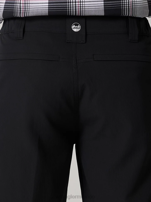 ropa mx Wrangler hombres pantalón corto con cintura elástica de alto rendimiento negro azabache (112336128) 62D6595