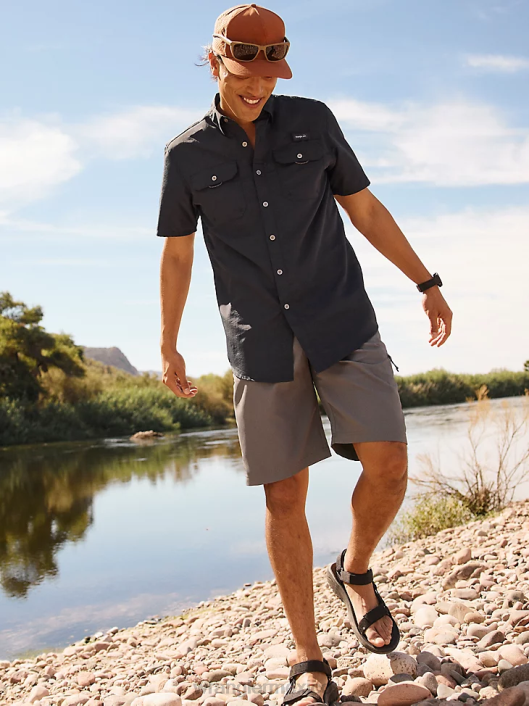 ropa mx Wrangler hombres pantalón corto con cintura elástica de alto rendimiento puerta de hierro (112336063) 62D6594