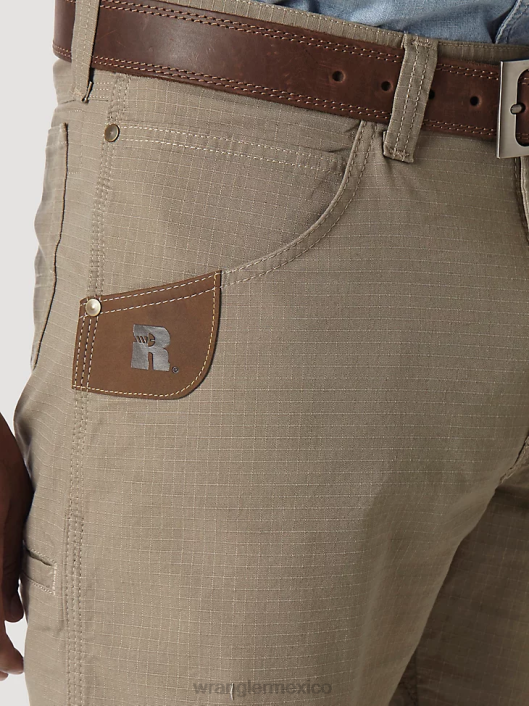 ropa mx Wrangler hombres pantalón corto técnico de ropa de trabajo riggs caqui oscuro (3w345dk) 62D6592