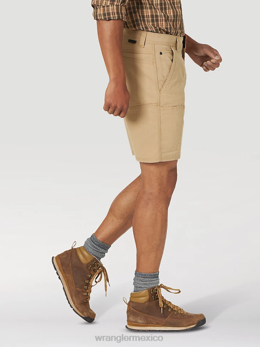 ropa mx Wrangler hombres pantalón corto utilitario con bolsillo lateral atg travertino (ns923tr) 62D6608