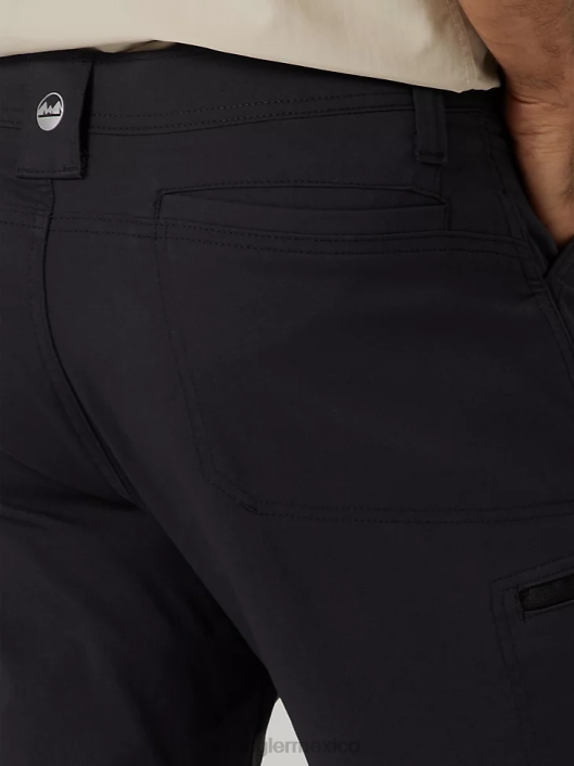 ropa mx Wrangler hombres pantalón corto utilitario de rendimiento para exteriores caviar (112336147) 62D6604