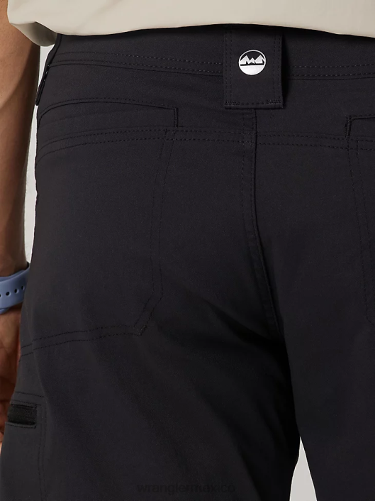 ropa mx Wrangler hombres pantalón corto utilitario de rendimiento para exteriores caviar (112336147) 62D6604