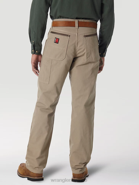 ropa mx Wrangler hombres pantalón de carpintero riggs workwear caqui oscuro (3w020dk) 62D6268