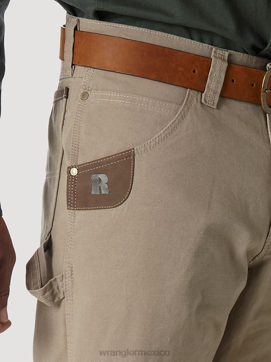 ropa mx Wrangler hombres pantalón de carpintero riggs workwear caqui oscuro (3w020dk) 62D6268