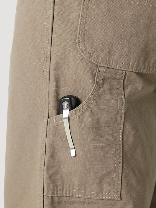 ropa mx Wrangler hombres pantalón de carpintero riggs workwear caqui oscuro (3w020dk) 62D6268