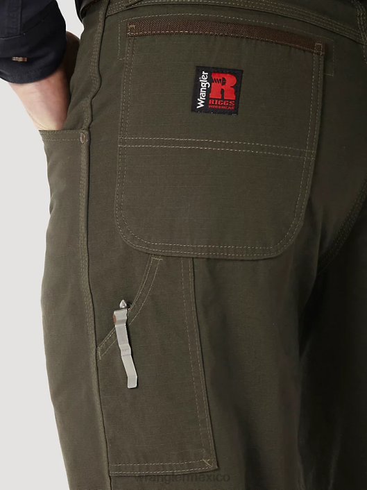 ropa mx Wrangler hombres pantalón de carpintero riggs workwear loden (3w020ld) 62D6267