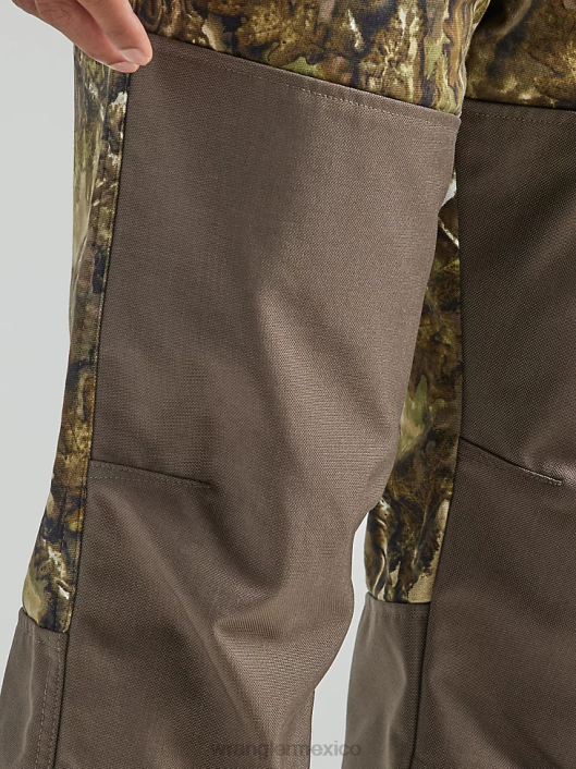 ropa mx Wrangler hombres pantalón de lona con pernera recta y corte regular resistente musgo (31100ms) 62D6650