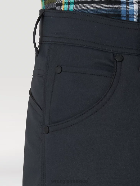 ropa mx Wrangler hombres pantalón de lona con pernera recta y corte regular resistente musgo (31100ms) 62D6650