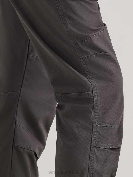 ropa mx Wrangler hombres pantalón de trabajo utilitario riggs workwear gris raya diplomática (3w031pg) 62D6665