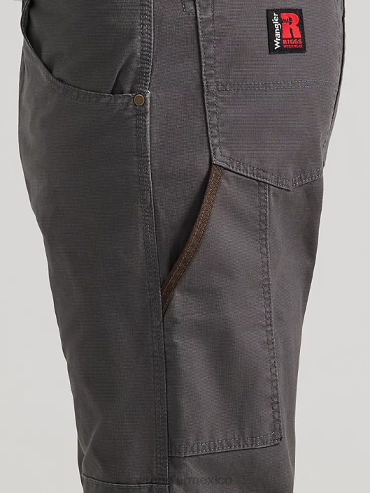 ropa mx Wrangler hombres pantalón de trabajo utilitario riggs workwear gris raya diplomática (3w031pg) 62D6665
