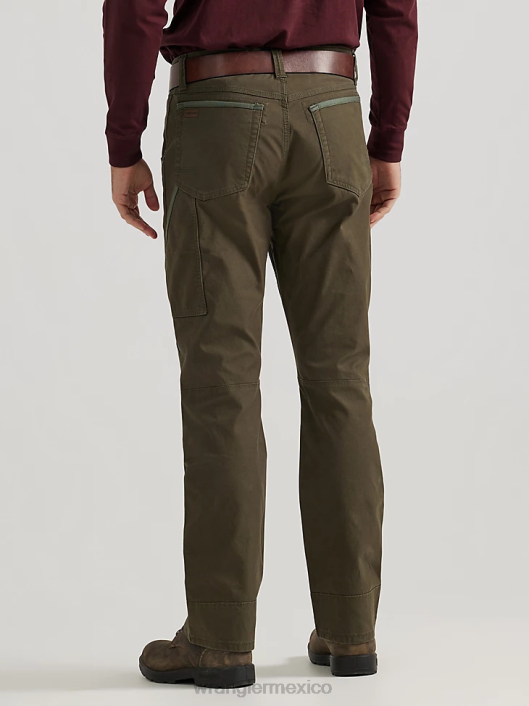 ropa mx Wrangler hombres pantalón de trabajo utilitario riggs workwear noche del bosque (3w031fn) 62D6666
