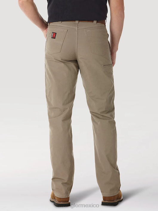 ropa mx Wrangler hombres pantalón técnico riggs workwear caqui oscuro (3w045dk) 62D6660