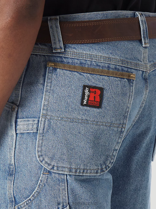 ropa mx Wrangler hombres riggs ropa de trabajo carpintero corto índigo vintage (3w320vi) 62D6543