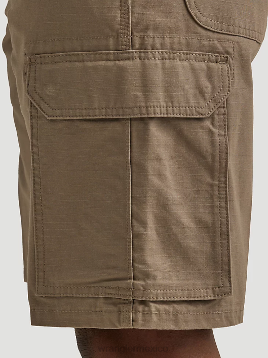 ropa mx Wrangler hombres ropa de trabajo ranger cargo short caqui oscuro (112337741) 62D6602