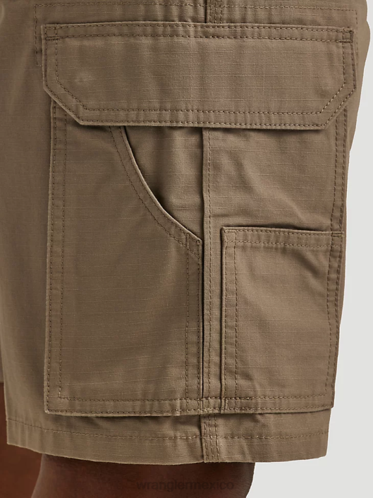ropa mx Wrangler hombres ropa de trabajo ranger cargo short caqui oscuro (112337741) 62D6602