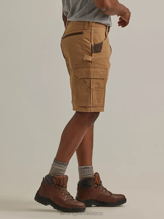 ropa mx Wrangler hombres ropa de trabajo ranger cargo short cuero crudo (112337579) 62D6601