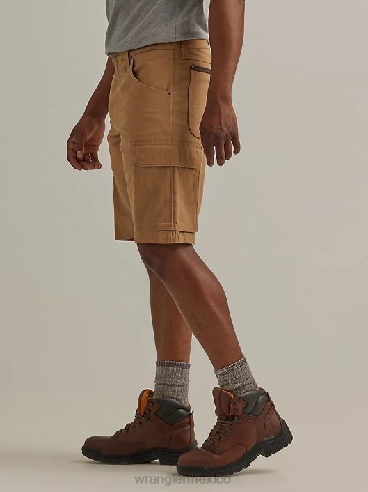 ropa mx Wrangler hombres ropa de trabajo ranger cargo short cuero crudo (112337579) 62D6601
