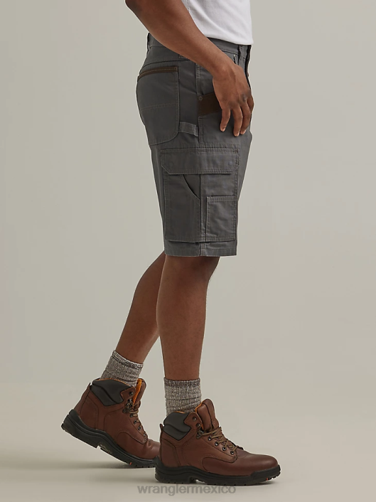 ropa mx Wrangler hombres ropa de trabajo ranger cargo short grafito (112337766) 62D6600