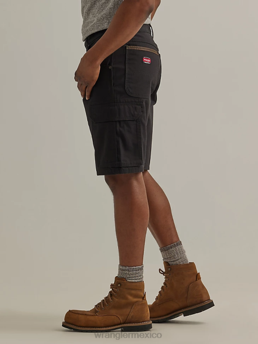 ropa mx Wrangler hombres ropa de trabajo ranger cargo short negro (112337765) 62D6599