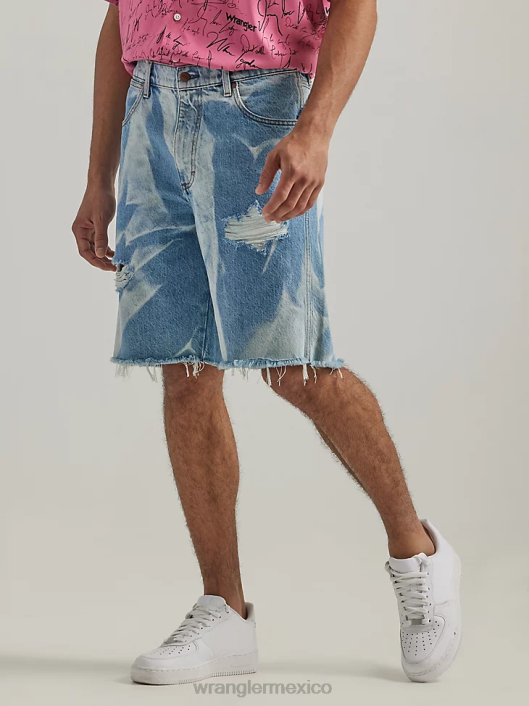 ropa mx Wrangler hombres shorts de mezclilla holgados huerto de huesos (112332620) 62D6582