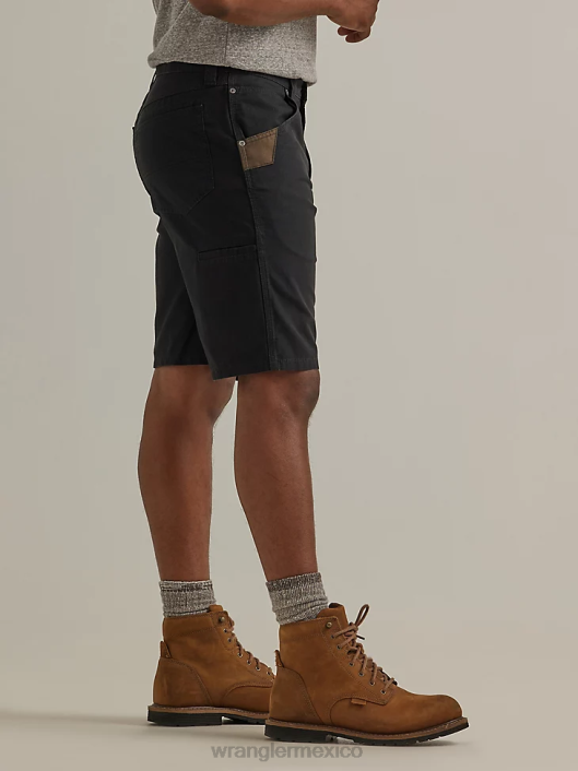 ropa mx Wrangler hombres técnico de ropa de trabajo corto negro (112337764) 62D6574