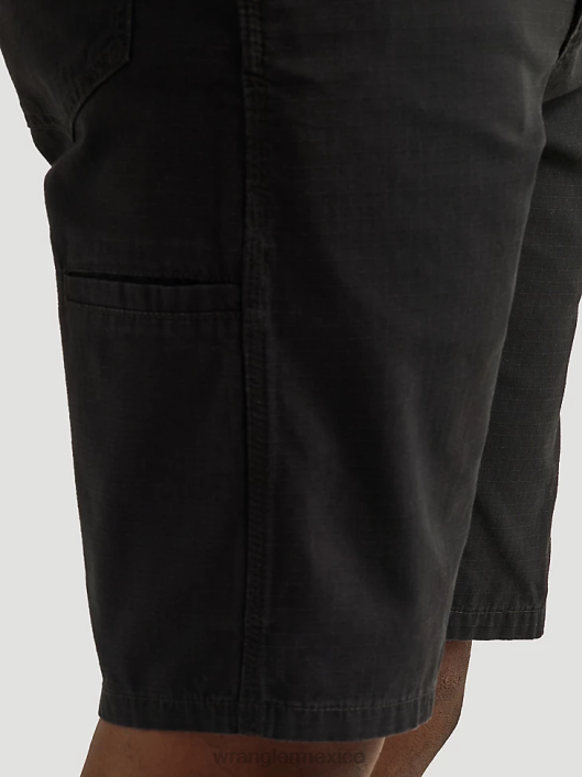 ropa mx Wrangler hombres técnico de ropa de trabajo corto negro (112337764) 62D6574