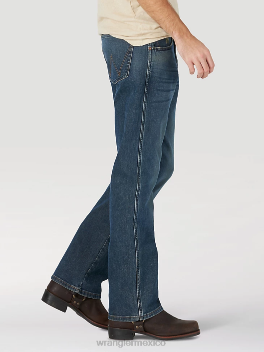 ropa mx Wrangler hombres vaqueros bootcut de corte slim lavado cr (mgw77cr) 62D6183
