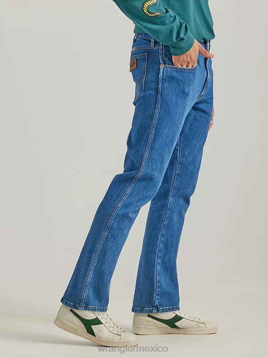 ropa mx Wrangler hombres vaqueros de ajuste recto y elásticos antracita (112325353) 62D6154