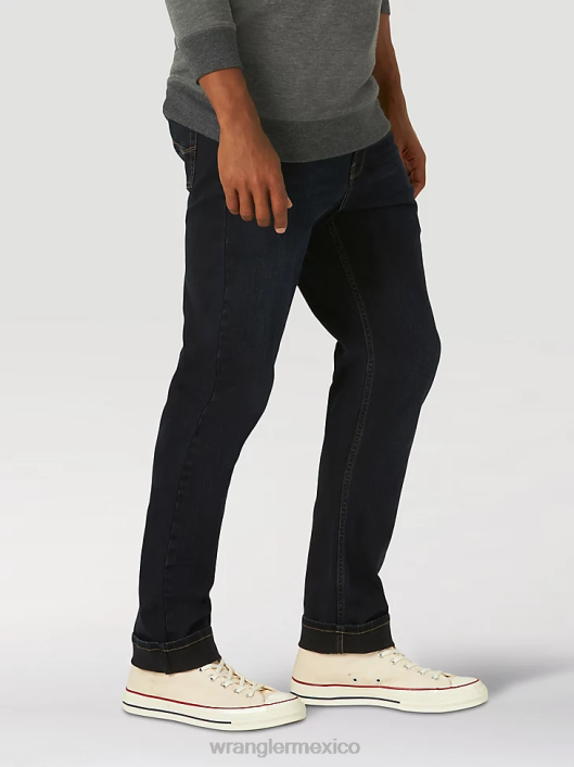 ropa mx Wrangler hombres vaqueros de corte recto premium de cinco estrellas puerto oscuro (95stwdh) 62D696
