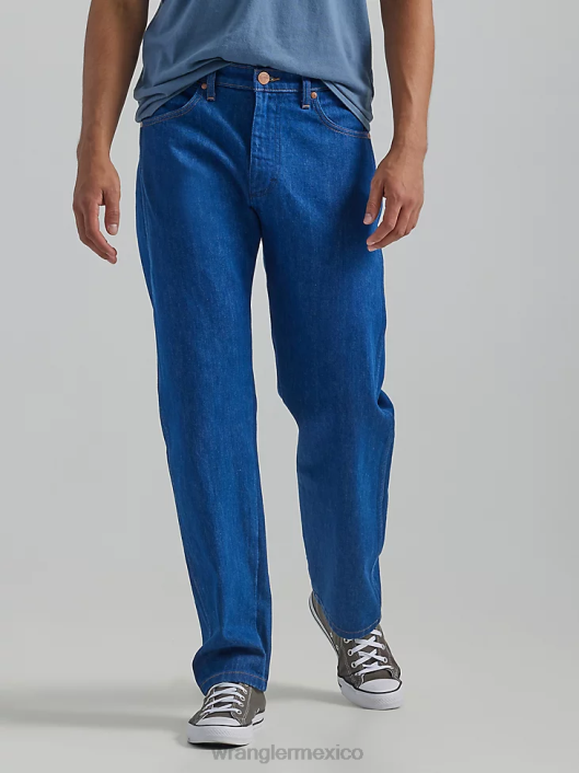 ropa mx Wrangler hombres vaqueros fronterizos patrimoniales azul (112335469) 62D662