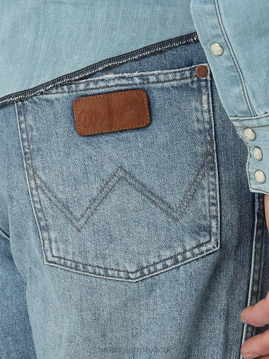 ropa mx Wrangler hombres vaqueros holgados Heritage Redding lavado de invierno (112320975) 62D6186