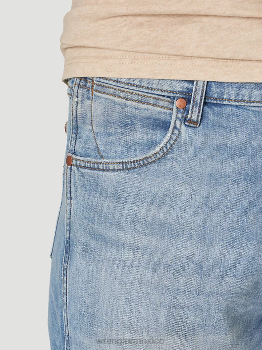 ropa mx Wrangler hombres vaqueros holgados Heritage Redding sol azul (112318428) 62D6187