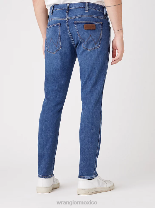 ropa mx Wrangler hombres vaqueros rectos greensboro nube oscura (112317473) 62D666