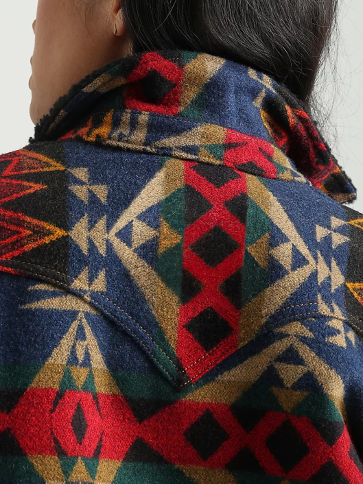 ropa mx Wrangler mujer Chaqueta de lona con forro de sherpa Riggs Hard Layers caqui dorado (112318477) 62D6863