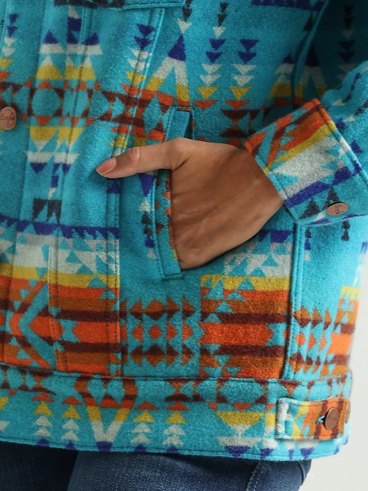 ropa mx Wrangler mujer Chaqueta de lona con forro de sherpa Riggs Hard Layers caqui dorado (112318477) 62D6863