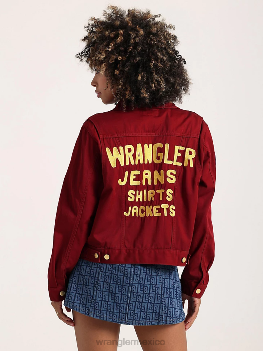 ropa mx Wrangler mujer Chaqueta de lona con forro de sherpa Riggs Hard Layers caqui dorado (112318477) 62D6863