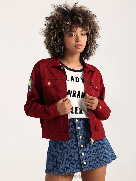 ropa mx Wrangler mujer Chaqueta de lona con forro de sherpa Riggs Hard Layers caqui dorado (112318477) 62D6863