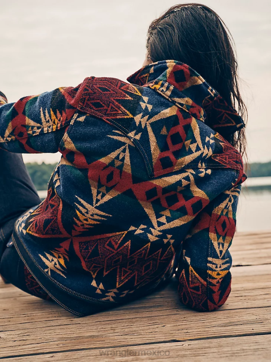 ropa mx Wrangler mujer Chaqueta de lona con forro de sherpa Riggs Hard Layers caqui dorado (112318477) 62D6863