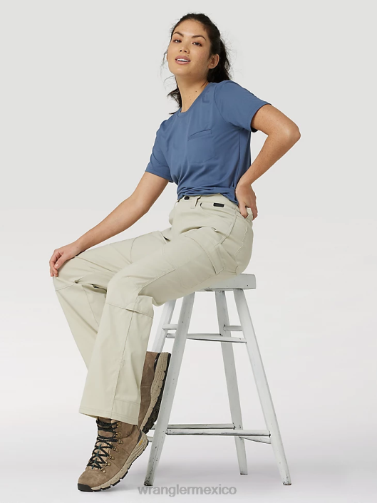 ropa mx Wrangler mujer Pantalón cargo Riggs Workwear Ripstop Ranger caqui dorado (3wf60gk) 62D6820